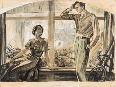 Gustaf Adolf Tenggren, (1896-1970), "You mean if I was a good Soviet citizen, I'd immediately marry