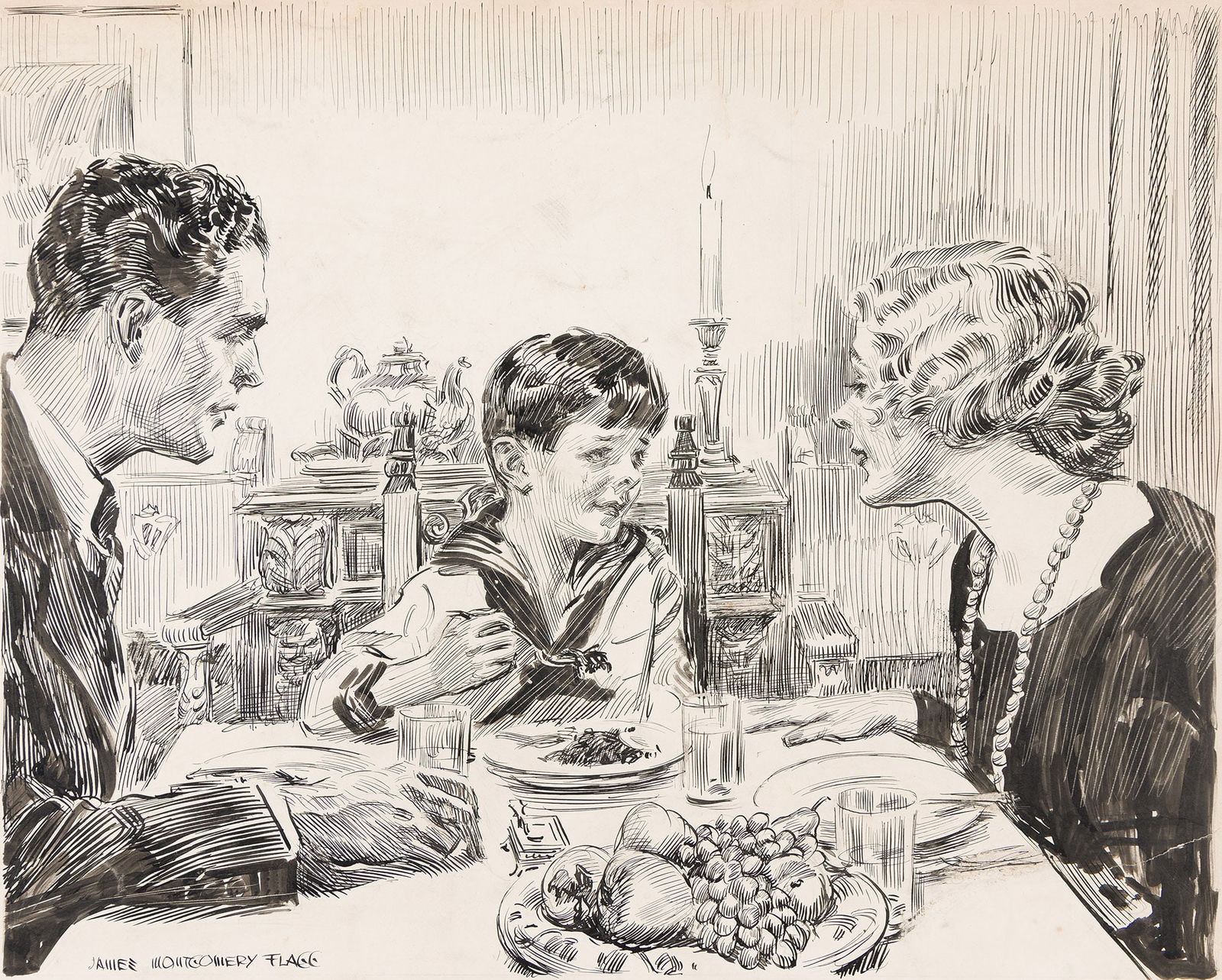 James Montgomery Flagg, "Nuthin' I like!" 1928. (1 of 1)