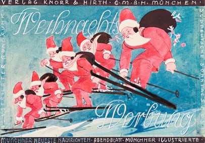Franz Glaß, (1886-1964), Weihnachten / Christmas. 1935.