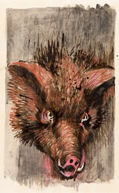 Michael Ayrton, (1921-1975), Pig. Circa 1973.