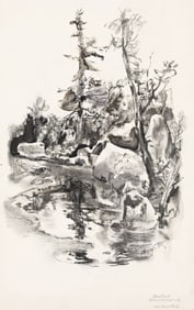 Henry Clarence Pitz, (1895-1976), The Pool. Circa 1930.