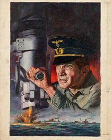 Verne Tossey, (1920-2002), Night Raider of the Atlantic. 1957.