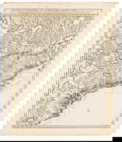 (AMERICAN NORTHEAST.) Nicolas Visscher. Nova Tabula Geographica Complectens Borealiorem Americae