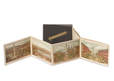 (BALTIMORE.) A. Sachse & Co.; and W.E.C. Harrison. Panoramic Views of Baltimore. Baltimore, 1880