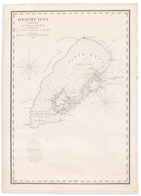 (BERMUDA.) E. & G.W. Blunt. Bermudas, Drawn from Actual Surveys... New York: E. & G.W. Blunt, 1842