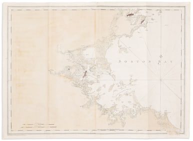 (BOSTON.) Joseph Frederick Wallet des Barres. [Boston Bay]. London, November 13th, 1776