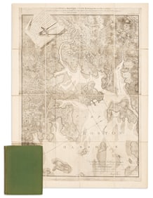 (BOSTON.) Union Engraving Co.; after Henry Pelham and Francis Jukes. A Plan of Boston in New England