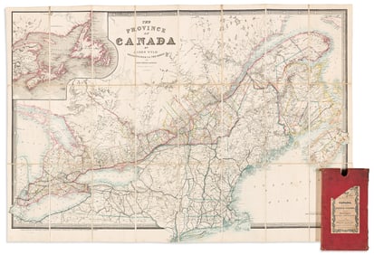 (CANADA.) James Wyld. The Province of Canada. London: James Wyld, circa 1850