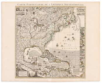 (COLONIAL NORTH AMERICA.) Covens & Mortier; after Henry Popple. A Map of the British Empire in