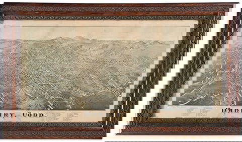 (CONNECTICUT.) Lucien R. Burleigh. Danbury, Conn. Troy, NY, circa 1844