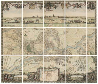 (FRANCO-SPANISH WAR.) Sebastien de Beaulieu; and Charles-Nicolas Cochin, engraver. Modern re-strike