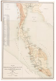 (MALAYSIA.) Federated Malay States Survey Office. Sketch Map of Federated Malay States Railways...