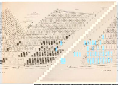 (NANTUCKET.) Map of Property of the Surf Side Syndicate, Nantucket, Mass. Np, circa 1880s