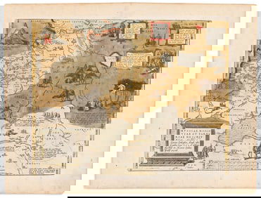 (RUSSIA.) Abraham Ortelius. Russiae, Moscoviae et Tartariae Descriptio. Antwerp, 1573