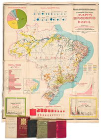(SOUTH AMERICA.) Group of 7 early-twentieth-century regional case maps. Vp, vd