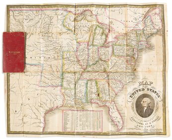 (UNITED STATES.) Humphrey Phelps. Map of the United States. New York, 1832
