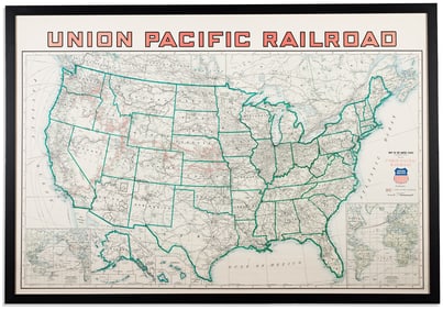(UNITED STATES -- RAILROADS.) Rand, McNally & Co.; and The Union Pacific Railroad Co. Map of the