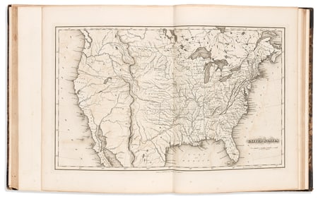 (AMERICAN ATLAS.) Fielding Lucas. A General Atlas Containing Distinct Maps of all the Known