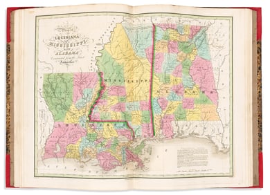 (AMERICAN ATLAS.) Anthony Finley. A New American Atlas... Philadelphia, 1826