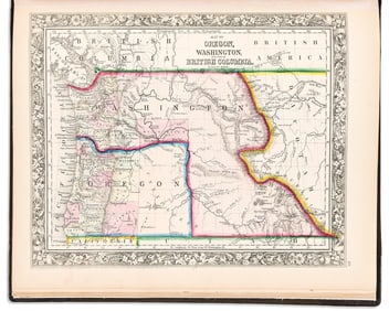 (AMERICAN ATLAS.) Samuel Augustus Mitchell. New General Atlas, Containing Maps of the Various
