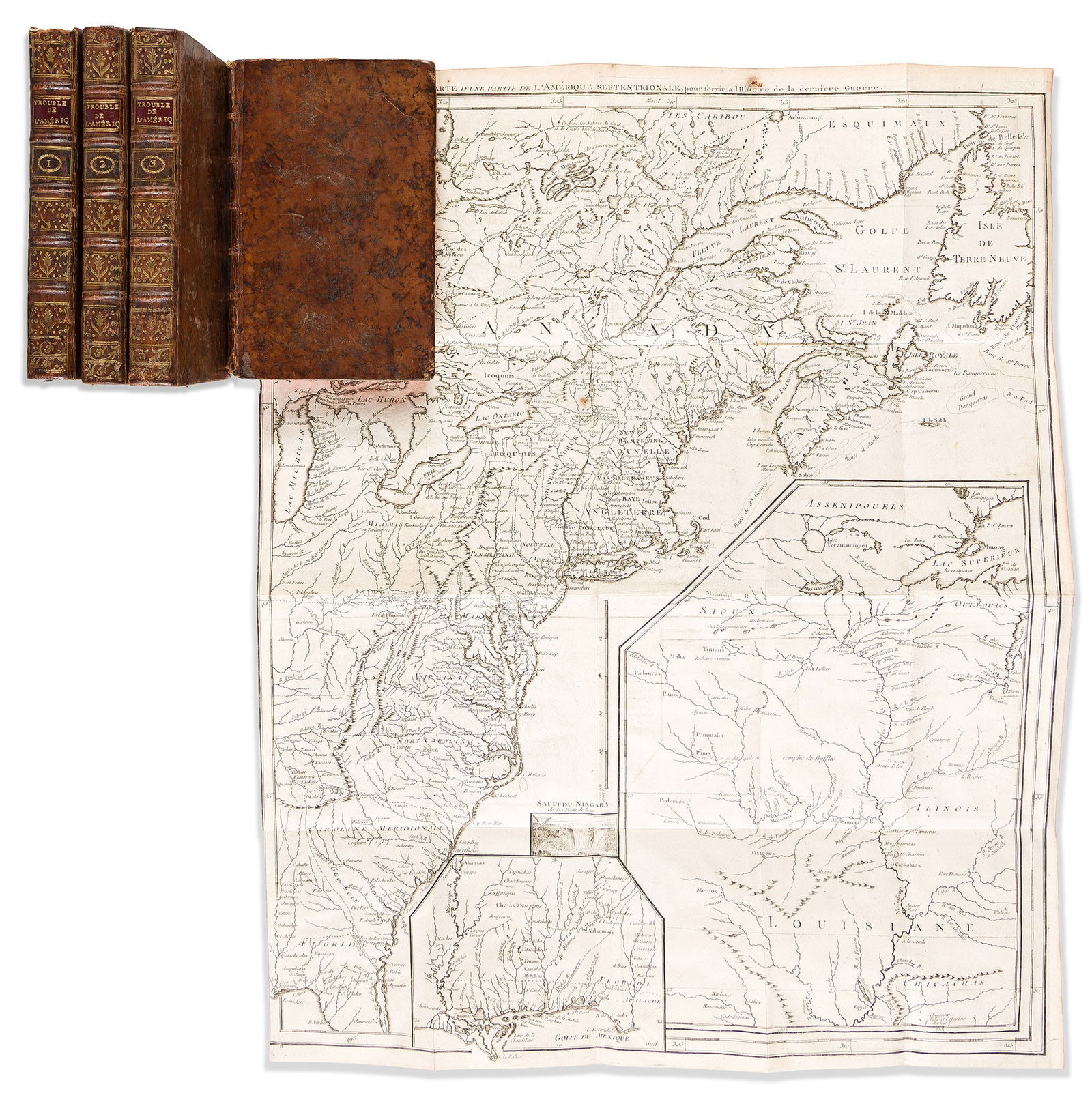 (AMERICAN REVOLUTION.) Francois Soules. Histoire des Troubles de l'Amerique Anglaise. Paris: (1 of 1)