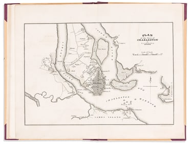 (AMERICAN REVOLUTION.) John Marshall. Atlas to Marshall's Life of Washington. Philadelphia: J.