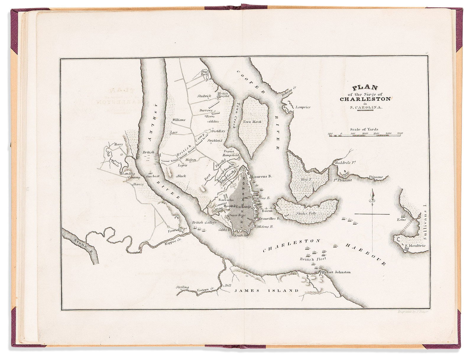(AMERICAN REVOLUTION.) John Marshall. Atlas to Marshall's Life of Washington. Philadelphia: J. (1 of 1)