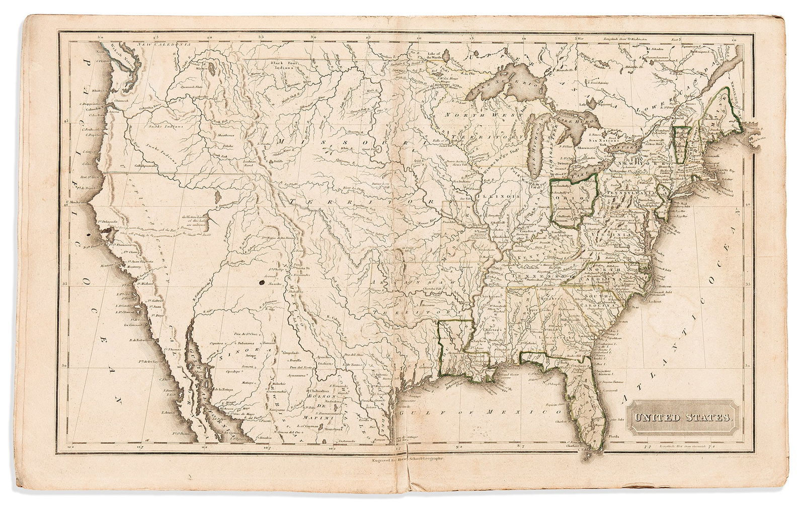 (GEOGRAPHY -- JUVENILE.) Richardson & Lord. Modern Atlas Adapted to Morse's New School Geography. (1 of 1)