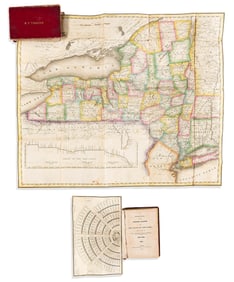 (NEW YORK STATE LEGISLATURE.) The Constitutions of the United States and the State of New-York...