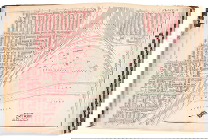 (PHILADELPHIA.) George W. and Walter S. Bromley. Group of 3 elephant folio early twentieth-century