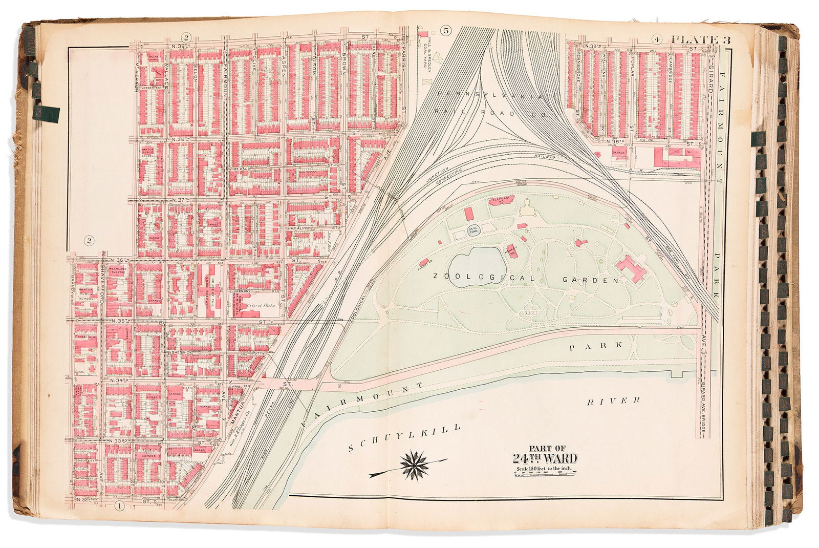 (PHILADELPHIA.) George W. and Walter S. Bromley. Group of 3 elephant folio early twentieth-century (1 of 3)