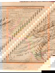 (UNITED STATES.) John Melish. A Geographical Description of the United States, with the Contiguous