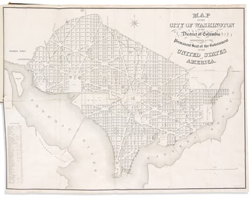 (WASHINGTON, D.C.) United States Government. Maps of the District of Columbia and the City of
