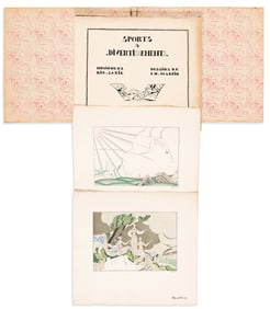 (ART DECO -- SPORT and LEISURE.) Erik Satie; and Charles Martin. Sports & Divertissements. Paris: