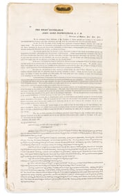 (INDIA.) Lord John Elphinstone. Farewell address on the official departure of Lord Elphinstone as