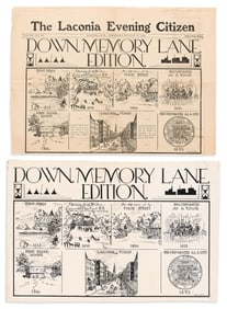 (NEW HAMPSHIRE.) Ruth Louise Gilman. Down Memory Lane Edition [Pictorial History of Laconia, New