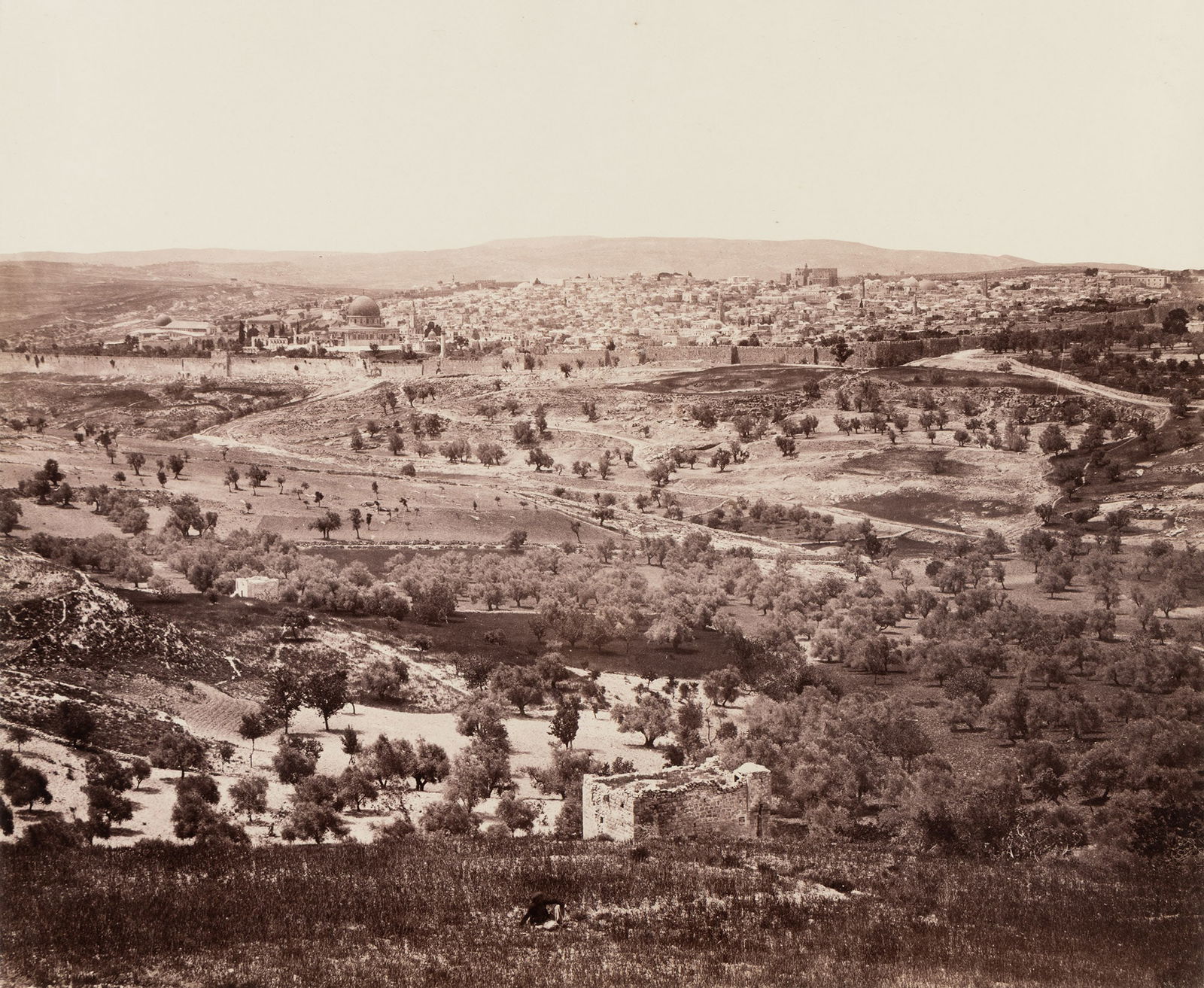 Francis Frith. Jerusalem, from the Mount of Olives. 1858. (1 of 1)