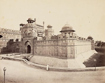 Samuel Bourne. A group of 17 photographs depicting historical landmarks in Delhi. 1860s.