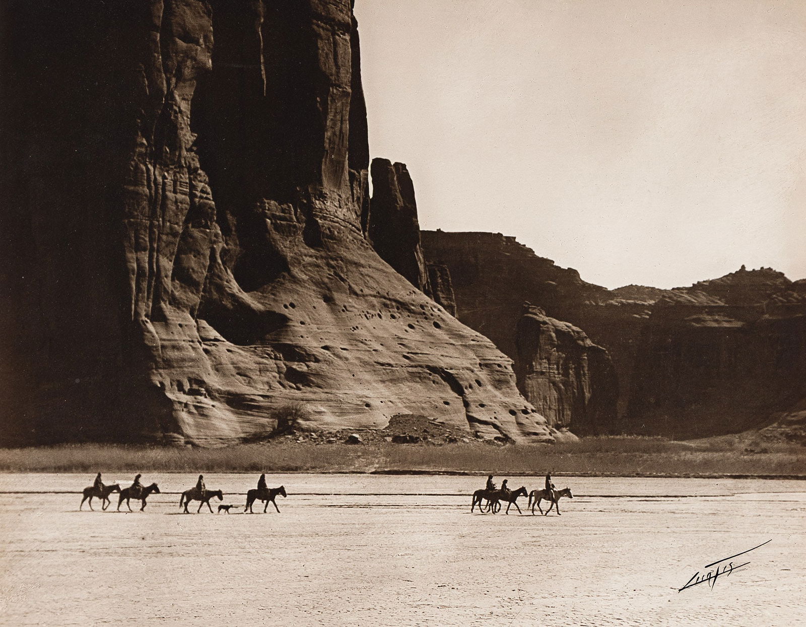 Edward S. Curtis. Cañon de Chelly. 1904. (1 of 1)
