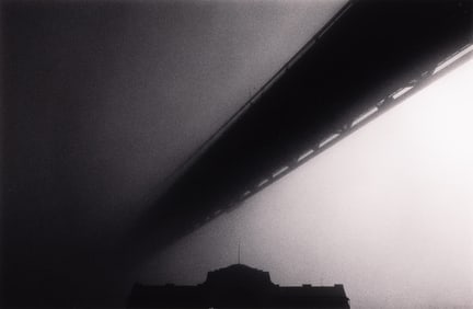Michael Kenna. Bay Bridge and Pier, San Francisco, California. 1985; printed 1986.