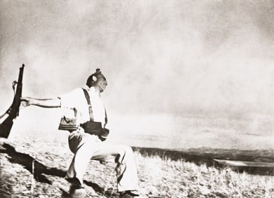 Robert Capa. The Falling Soldier. 1936; printed circa 1960.