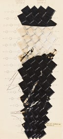 A pair of N.A.S.A. Lunar Surveyor Mosaics: Day 320, Survey I, Sectors 17 and 18 * Day 327. Survey