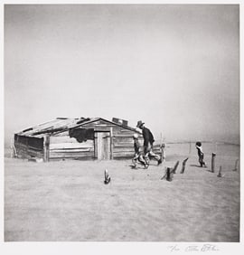 Arthur Rothstein. Dust Storm, Cimarron County, Oklahoma. 1936; printed circa 1980.