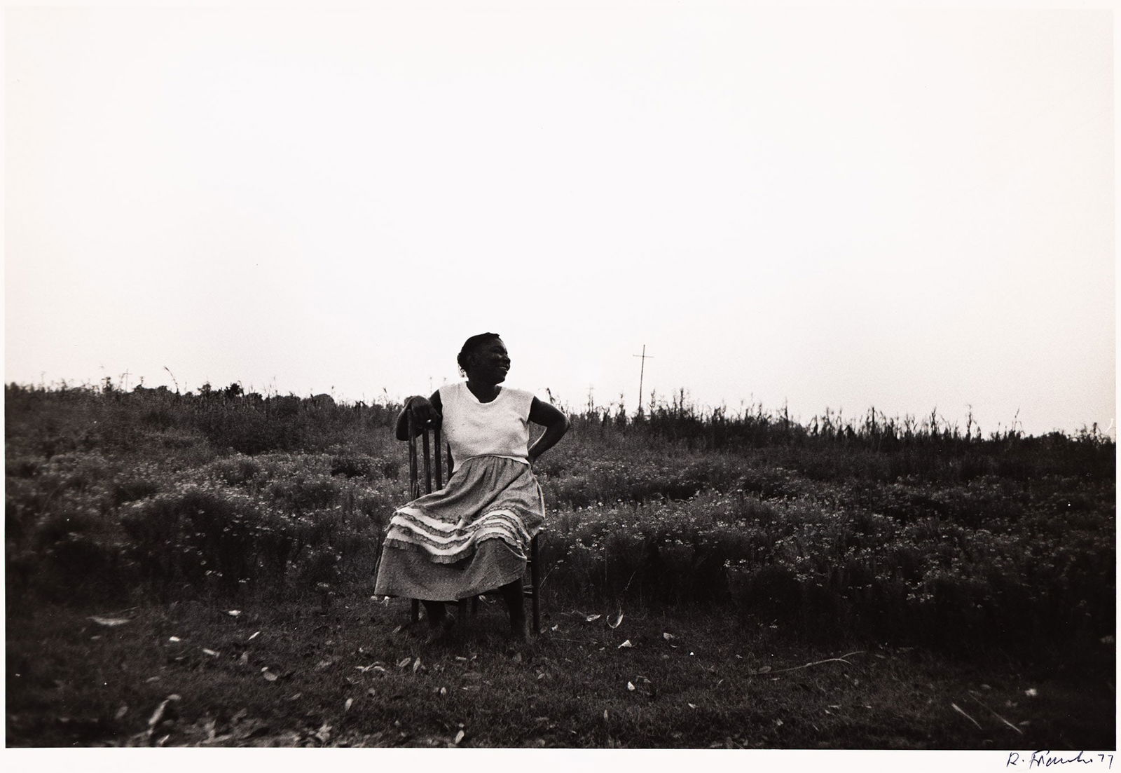 Robert Frank. Beaufort, South Carolina. 1955; printed 1977.: Robert Frank1924-2019Beaufort, South Carolina. 1955; printed 1977.Silver printWith Frank's signature and print date in ink on recto, and his "Robert Frank Archive" stamp with the title, notation "Amer