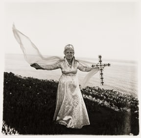 Diane Arbus. Bishop by the Sea, Santa Barbara, CA. 1964; printed 1978 by Neil Selkirk.