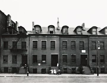 Berenice Abbott. Cherry Street, New York City. Circa 1930-31; printed 1980s.