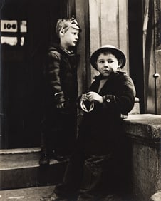 Sol Libsohn. Two boys, New York. Circa 1940.