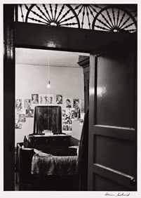Aaron Siskind. Harlem (bedroom through doorway). 1940; printed circa 1980.