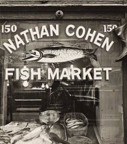 Godfrey Frankel. Nathan Cohen Fish Market, New York. 1947.
