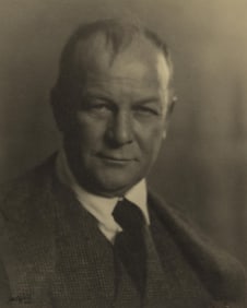 Arnold Genthe. Portrait of George Luks, the American Ashcan School painter and illustrator. 1922.